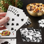 Jeu De Cartes Épinglettes de baisers rétro (In Situ)