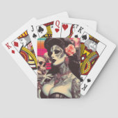 Jeu De Cartes Épouvantail Pin-up Synthwave (dos)