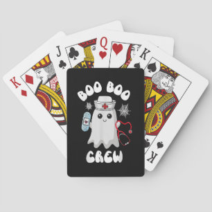 Jeu De Cartes Équipage Boo Boo Infirmière Mignonne Fantôme Drôle