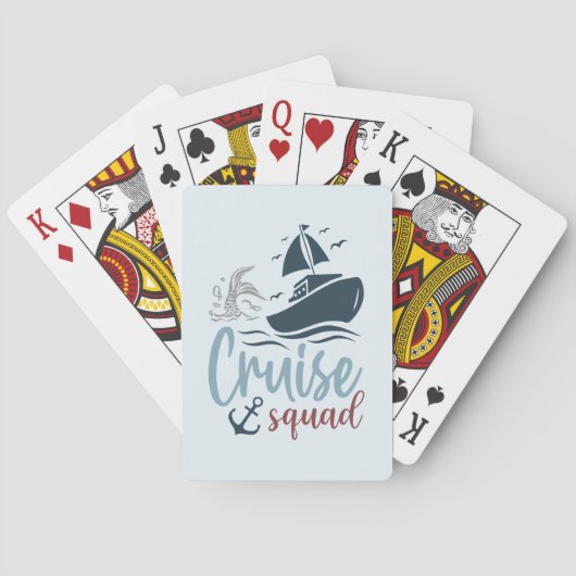 Jeu De Cartes Équipe de croisière (dos)