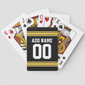 Jeu De Cartes Équipe de football Jersey avec nom et numéro (dos)