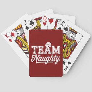 Jeu De Cartes Équipe mignonne drôle de Noël blague humour gars