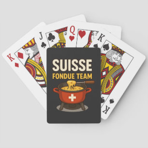 Jeu De Cartes Équipe Suisse Fondue