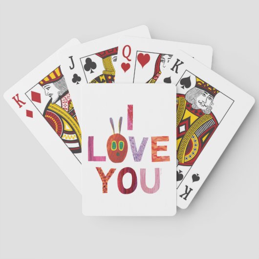 Jeu De Cartes Eric Carle | Caterpillar I Love You Playing Cards (dos)