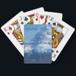 Jeu De Cartes Éruption volcanique islandaise<br><div class="desc">Image de l'éruption du sommet d'Eyjafjallajökull,  en Islande,  du nord vers le sud,  à travers le glacier de sortie de Gígjökull. Montrant un grand panache de fumée et des sommets enneigés. Photo : Avril 2010</div>