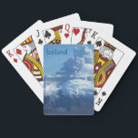 Jeu De Cartes Éruption volcanique islandaise<br><div class="desc">Image de l'éruption du sommet d'Eyjafjallajökull,  en Islande,  du nord vers le sud,  à travers le glacier de sortie de Gígjökull. Montrant un grand panache de fumée et des sommets enneigés. Photo : Avril 2010</div>