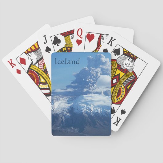 Jeu De Cartes Éruption volcanique islandaise (dos)