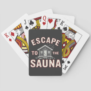 Jeu De Cartes Escape to the Sauna Drôle Spa Day Les amateurs de 