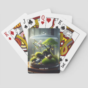 Jeu De Cartes Escargot Sakura Bouteille Fantastique Mignon