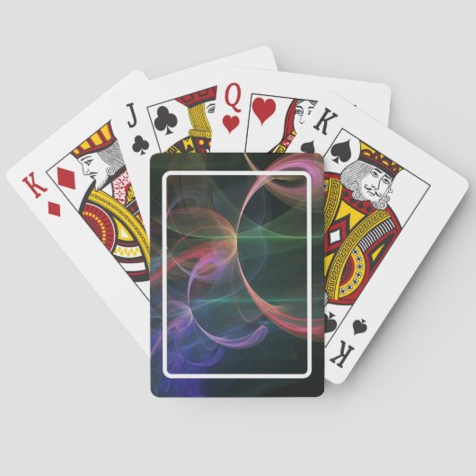 Jeu De Cartes Espace d'art abstrait (dos)
