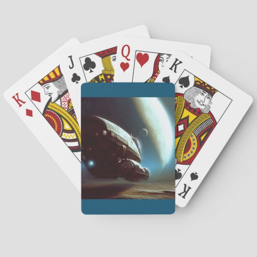 Jeu De Cartes Espace orbitant SF (1) (dos)