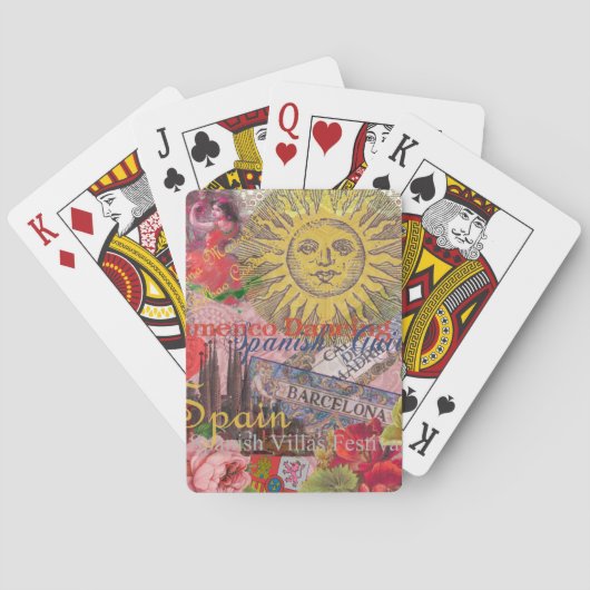 Jeu De Cartes Espagne Sunshine Espagnol Travel Art (dos)
