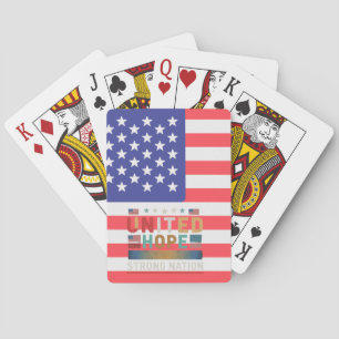 Jeu De Cartes « Espoir uni, nation forte. »