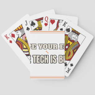 Jeu De Cartes Essuyez Vos Pieds Le Technicien Est Occupé — Carte