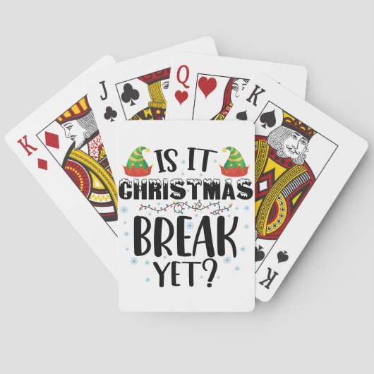 Jeu De Cartes Est-ce Noël Pause, Mais Drôle Enseignant De Vacanc (dos)