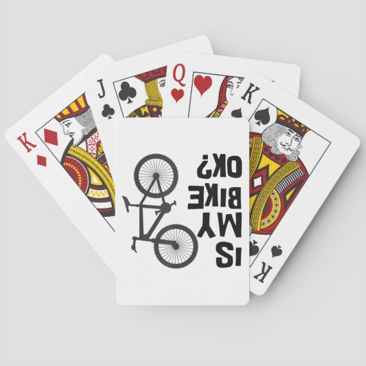 Jeu De Cartes Est Mon Vélo OK Funny VTT (dos)