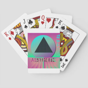 Jeu De Cartes esthétique des ondes de vapeur