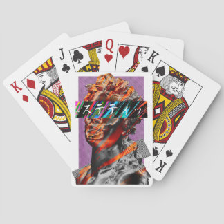 Jeu De Cartes Esthétique Vaporwave Japonisme Futurisme