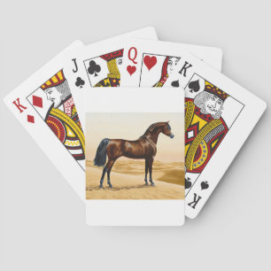Jeu De Cartes Étalon d'Arabe de baie