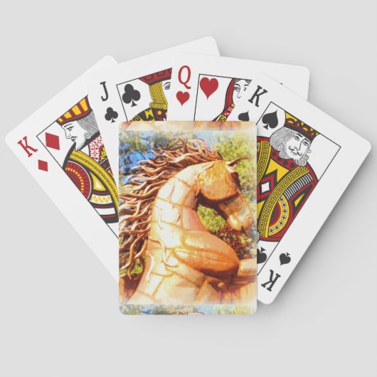 Jeu De Cartes étalon mustang (dos)