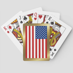 Jeu De Cartes États-Unis Drapeau Jouer des cartes