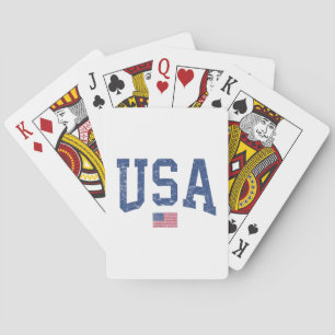 Jeu De Cartes États-Unis Femmes Hommes Enfants Patriotique Améri