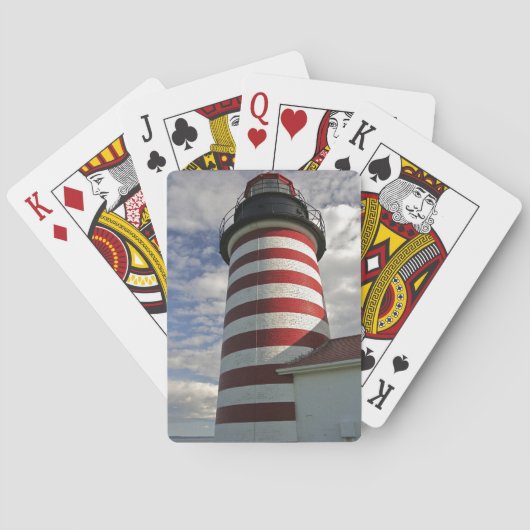 Jeu De Cartes États-Unis, Maine, Lubec. West Quoddy Head (dos)