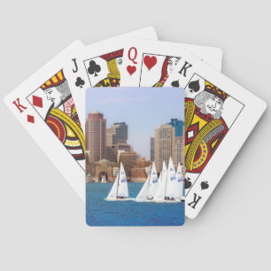 Jeu De Cartes États-Unis, Massachusetts. Skyline 4 de Boston Wat