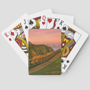 Jeu De Cartes États-Unis, Oregon, Bandon. Roches vues depuis le
