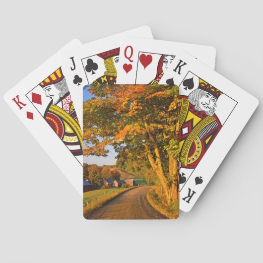 Jeu De Cartes États-Unis, Vermont, South Woodstock (dos)