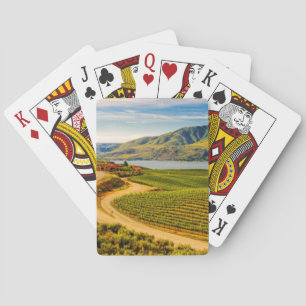 Jeu De Cartes États-Unis, Washington, Lac Chelan. Les vignobles 