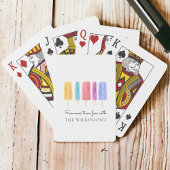 Jeu De Cartes Été moderne personnalisé, coloré et moderne