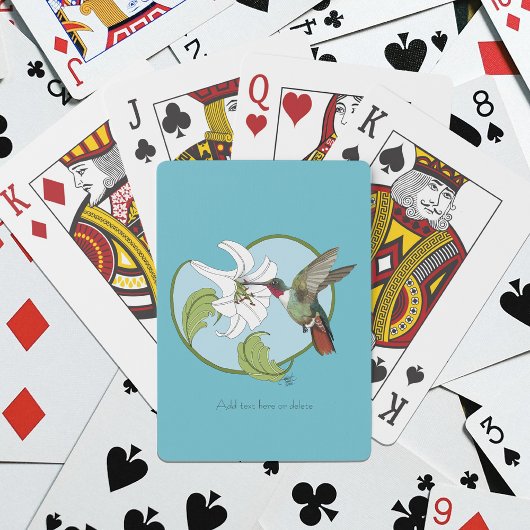 Jeu De Cartes Étiquette de bagage