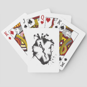Jeu De Cartes étoile de vie coeur anatomique