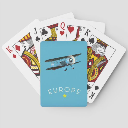 Jeu De Cartes Étoile d'or d'Europe (dos)