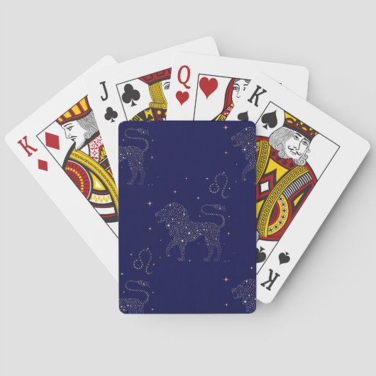 Jeu De Cartes étoile leo (dos)