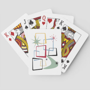 Jeu De Cartes Etoiles Carrés de l'âge atomique Boomerang milieu 