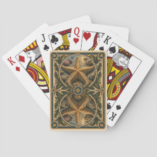 Jeu De Cartes Étoiles de mer GeoSaga aquarelle des bassins côtie