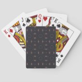 Jeu De Cartes Étoiles et motif d'engin spatial unique (dos)