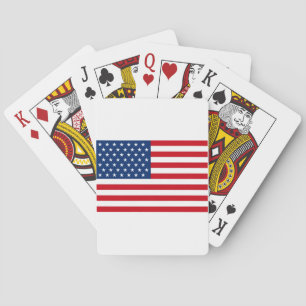 Jeu De Cartes Étoiles et rayures USA