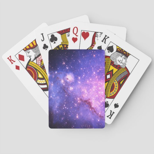 Jeu De Cartes Étoiles spatiales Universe violet  (dos)