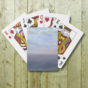 Jeu De Cartes Étude sur le nuage avec mer et ciel - Albert Biers