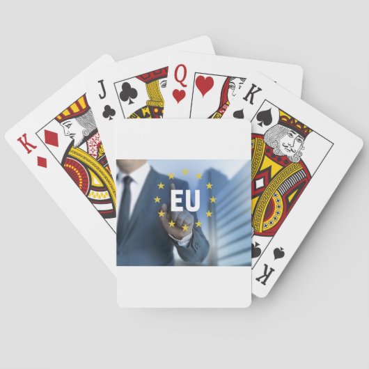 Jeu De Cartes EU tactile concept (dos)