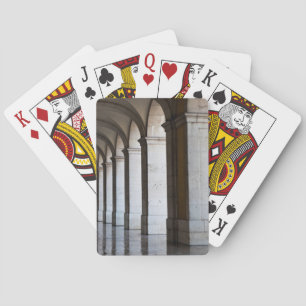 Jeu De Cartes Europe, Portugal, Lisbon. Colonnes de l'arcade
