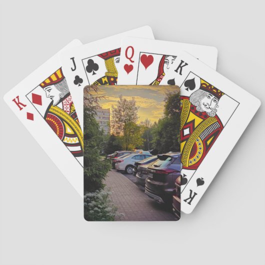 Jeu De Cartes Evening Stillness Playing Cards – Customizable (dos)