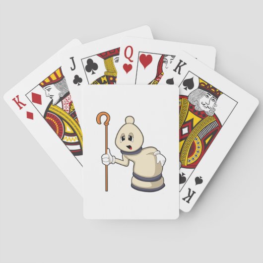 Jeu De Cartes Évêque aux échecs (dos)