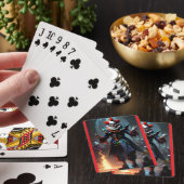 Jeu De Cartes Evil clown poker cards red (In Situ)