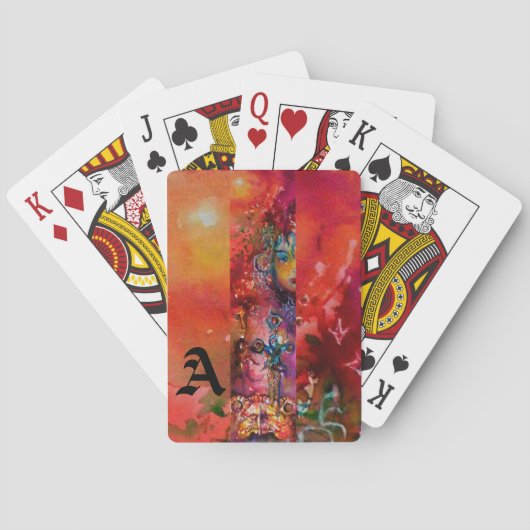 Jeu De Cartes EXCALIBUR Arthurien Légendes Imaginaire Monogramme (dos)