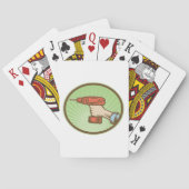 Jeu De Cartes Exercice sans fil rétro (dos)