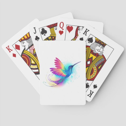 Jeu De Cartes Exotic Rainbow Hummingbird (dos)